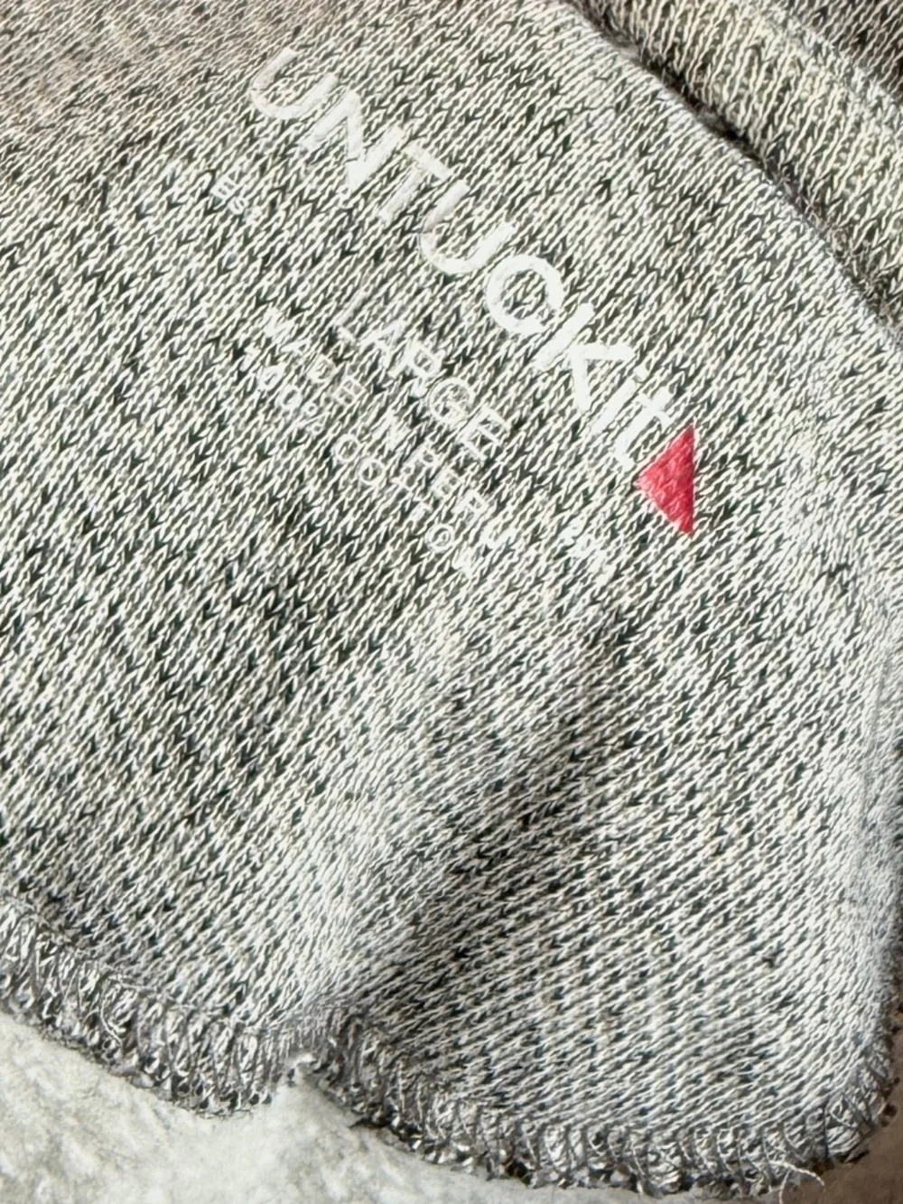 UNTUCKit Men's Light Heather Gray Pullover Hoodie Size L